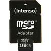 Κάρτα Μνήμης Intenso 256GB Micro SD - UHS-I - PREMIUM